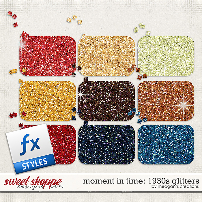 Moment in Time: 1930s Glitters by Meagan's Creations Moment in Time: 1930s Glitters by Meagan's Creations