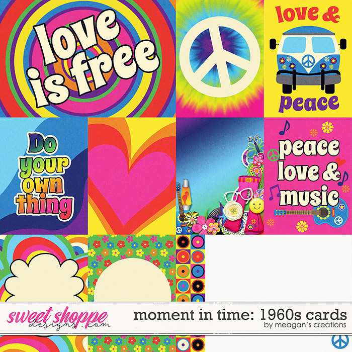 Moment in Time: 1960s Cards by Meagan's Creations Moment in Time: 1960s Cards by Meagan's Creations