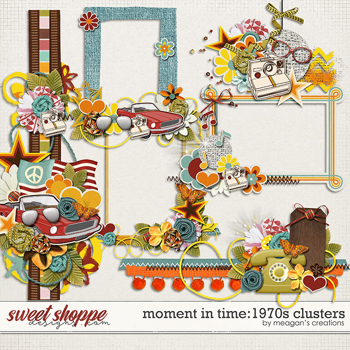 Moment in Time: 1970s: Clusters by Meagan's Creations