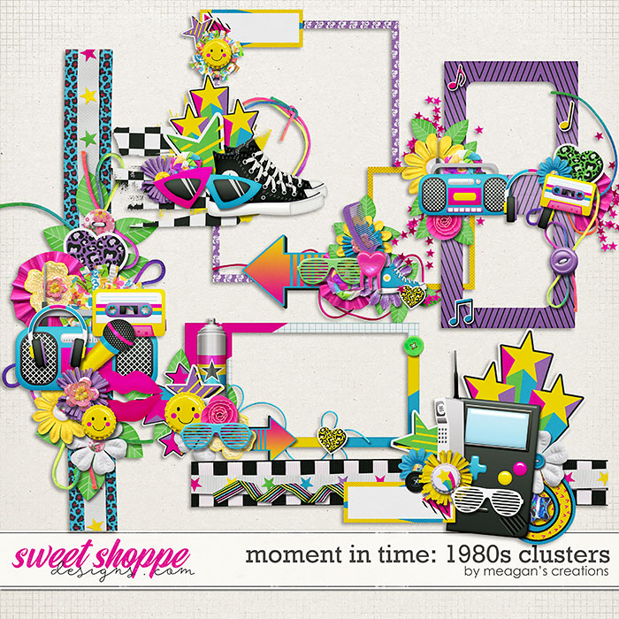 Moment in Time: 1980s Clusters by Meagan's Creations Moment in Time: 1980s Clusters by Meagan's Creations
