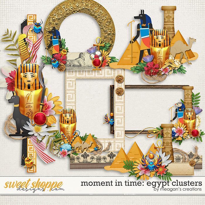 Moment in Time: Egypt Clusters by Meagan's Creations Moment in Time: Egypt Clusters by Meagan's Creations