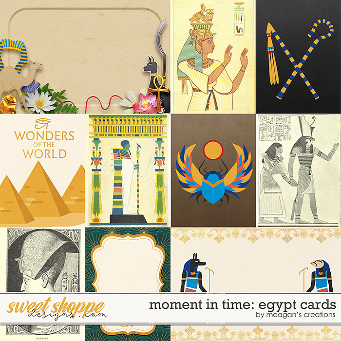 Moment in Time: Egypt Cards by Meagan's Creations