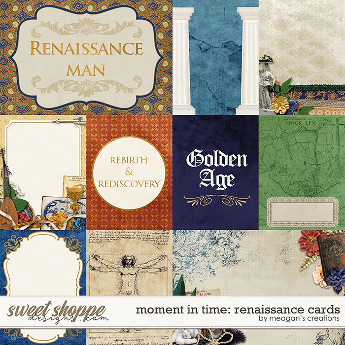 Moment in Time: Renaissance Cards by Meagan's Creations Moment in Time: Renaissance Cards by Meagan's Creations