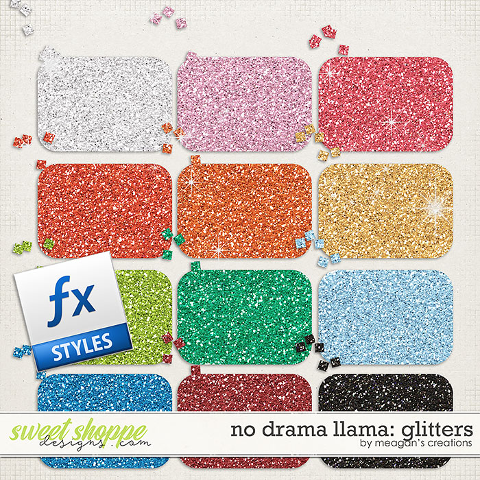 No Drama Llama: Glitters by Meagan's Creations