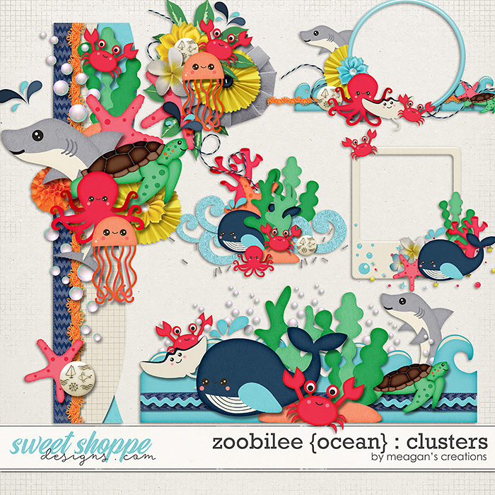 Zoobilee {Ocean} : Clusters by Meagan's Creations Zoobilee {Ocean} : Clusters by Meagan's Creations