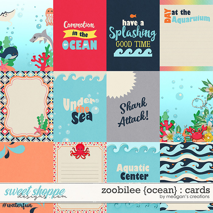 Zoobilee {Ocean} : Cards by Meagan's Creations Zoobilee {Ocean} : Cards by Meagan's Creations