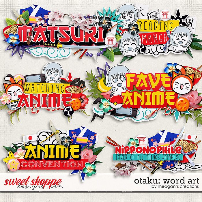 Otaku: Word Art by Meagan's Creations