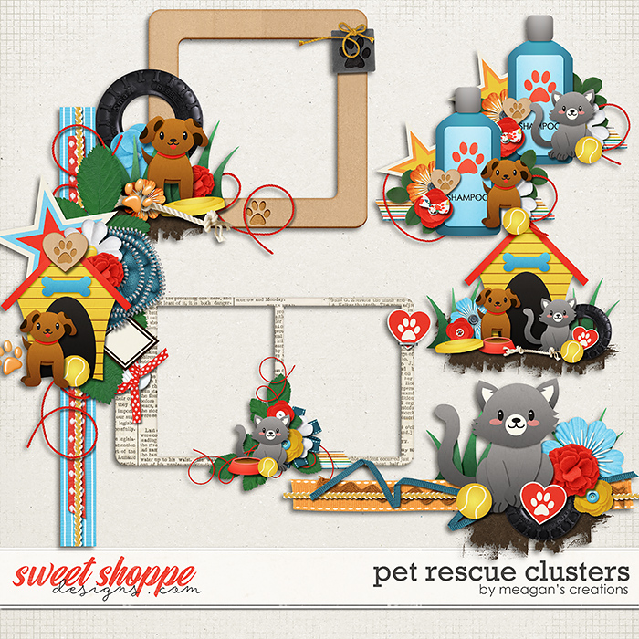 Pet Rescue Clusters by Meagan's Creations