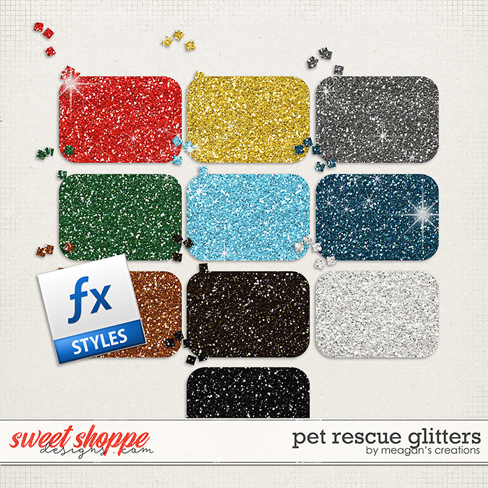 Pet Rescue Glitters by Meagan's Creations