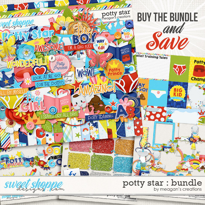 Potty Star Collection Bundle by Meagan's Creations