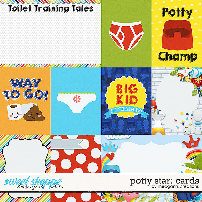 Potty Star Cards by Meagan's Creations Potty Star Cards by Meagan's Creations