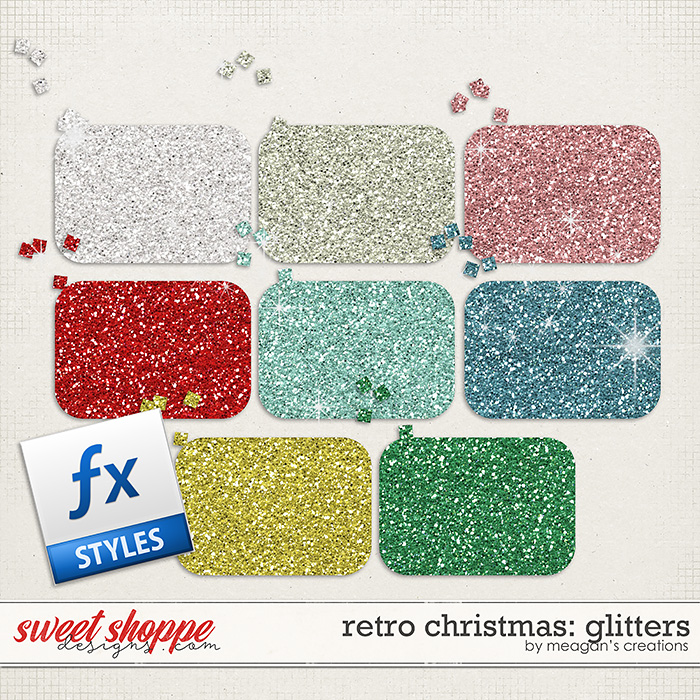 Retro Christmas: Glitters by Meagan's Creations