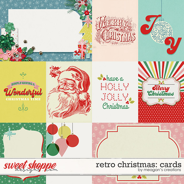 Retro Christmas: Cards by Meagan's Creations