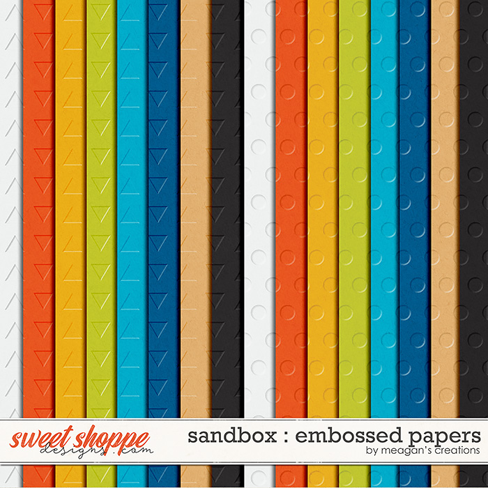 Sandbox : Embossed Papers by Meagan's Creations Sandbox : Embossed Papers by Meagan's Creations