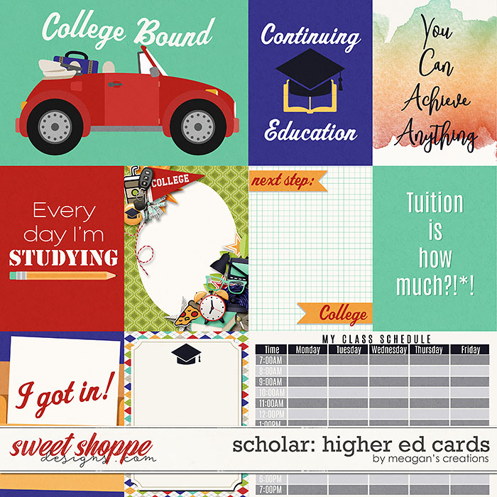 Scholar: Higher Ed Cards by Meagan's Creations