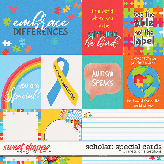 Scholar: Special Cards by Meagan's Creations Scholar: Special Cards by Meagan's Creations
