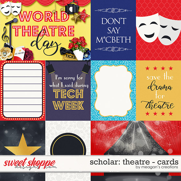 Scholar: Theatre Cards by Meagan's Creations Scholar: Theatre Cards by Meagan's Creations