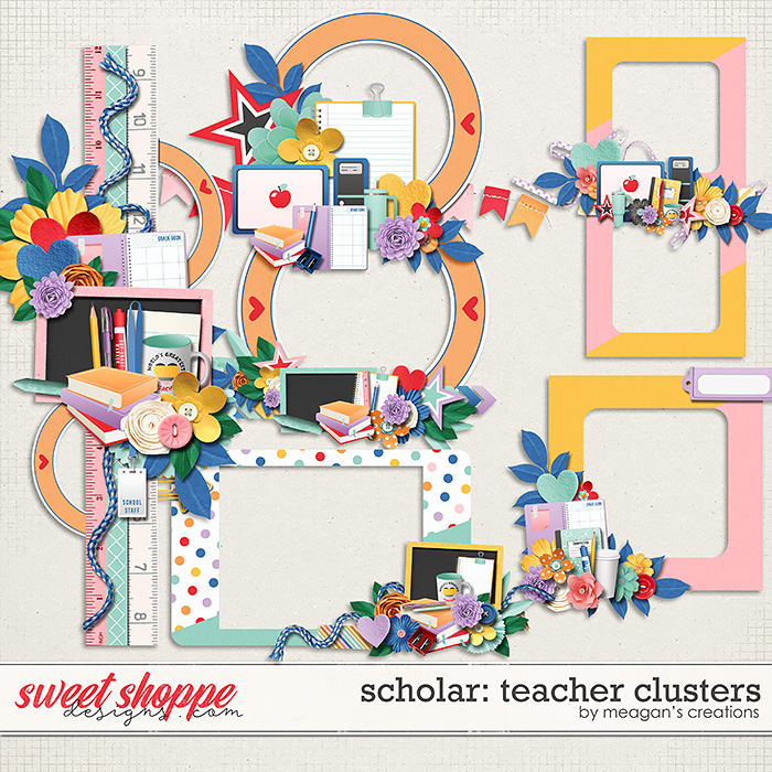 Scholar: Teacher Clusters by Meagan's Creations