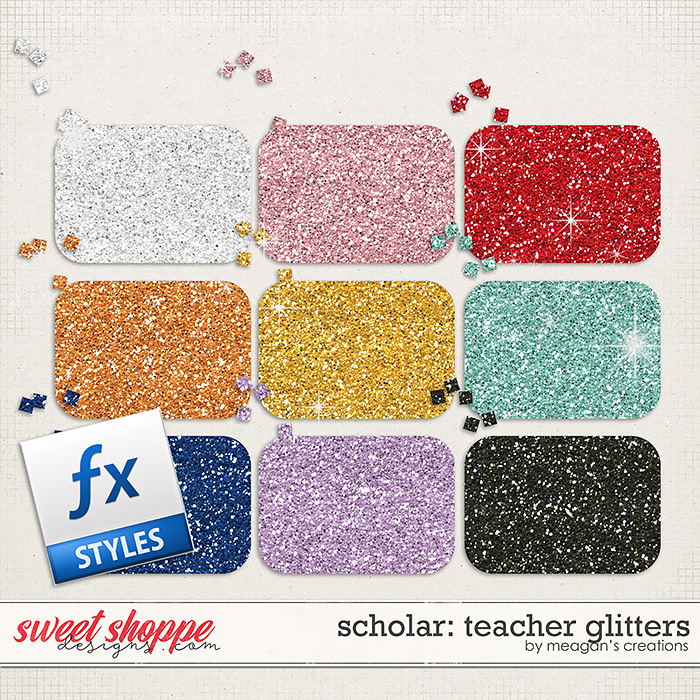 Scholar: Teacher Glitters by Meagan's Creations