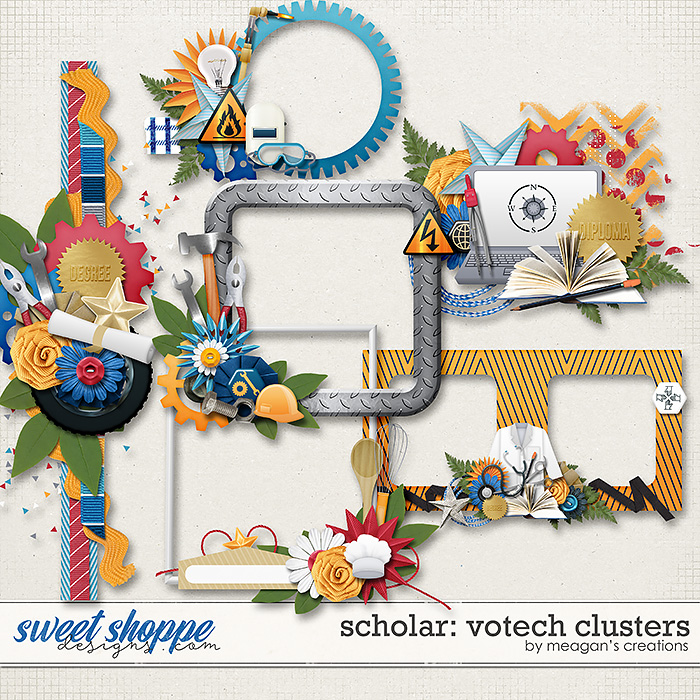 Scholar: Votech Clusters by Meagan's Creations