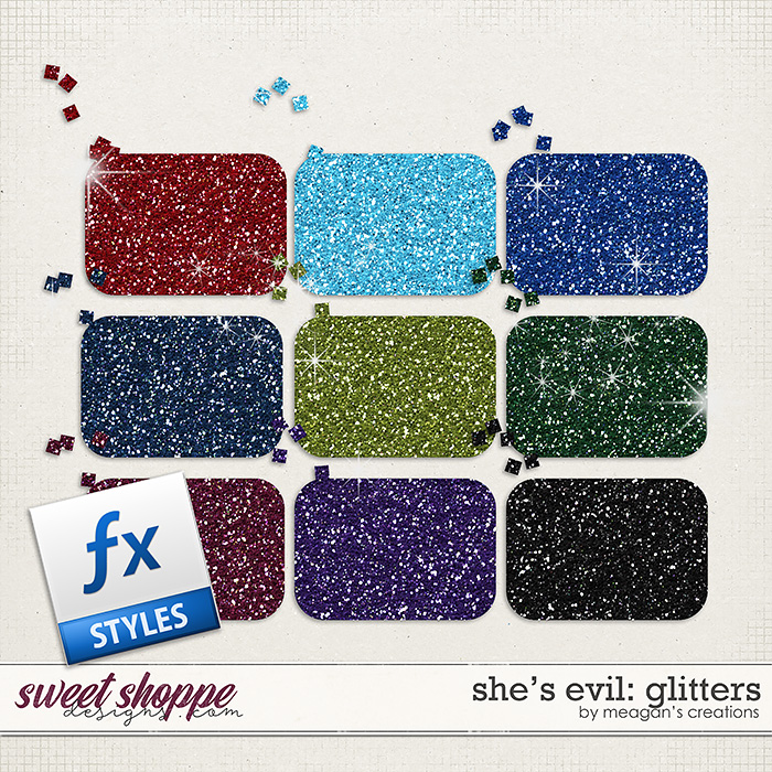 She's Evil: Glitters by Meagan's Creations