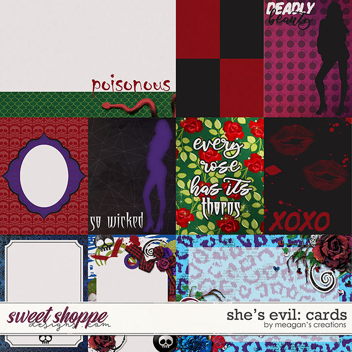 She's Evil: Cards by Meagan's Creations She's Evil: Cards by Meagan's Creations