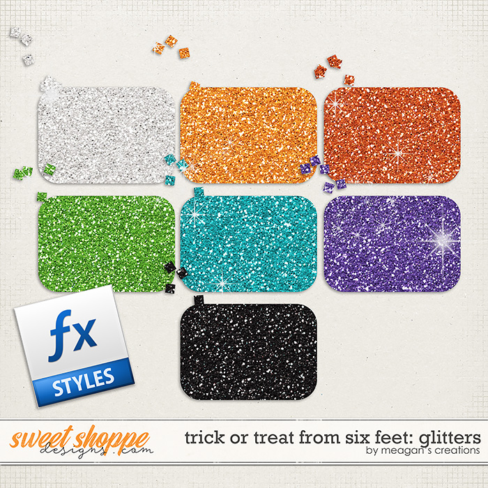 Trick or Treat From Six Feet: Glitters by Meagan's Creations