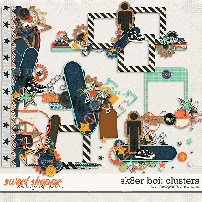 Sk8er Boi: Clusters by Meagan's Creations Sk8er Boi: Clusters by Meagan's Creations