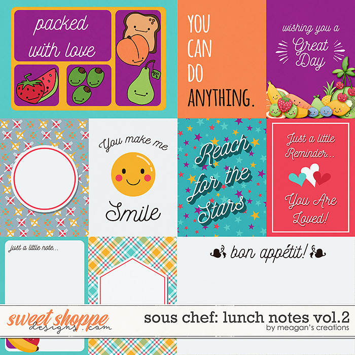 Sous Chef: Lunch Notes Vol. 2 by Meagan's Creations