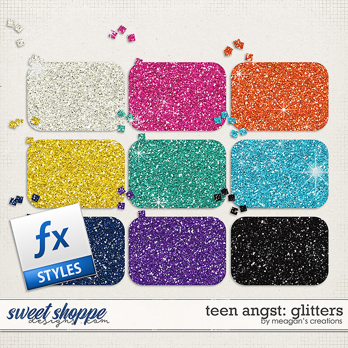 Teen Angst: Glitters by Meagan's Creations