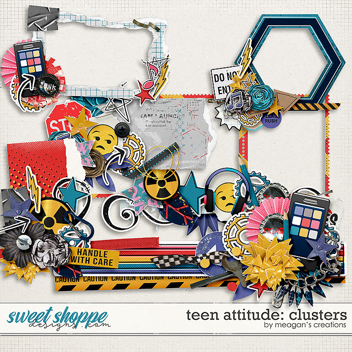 Teen Attitude: Clusters by Meagan's Creations