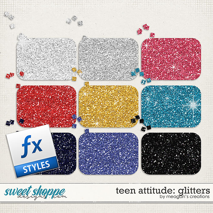 Teen Attitude: Glitters by Meagan's Creations