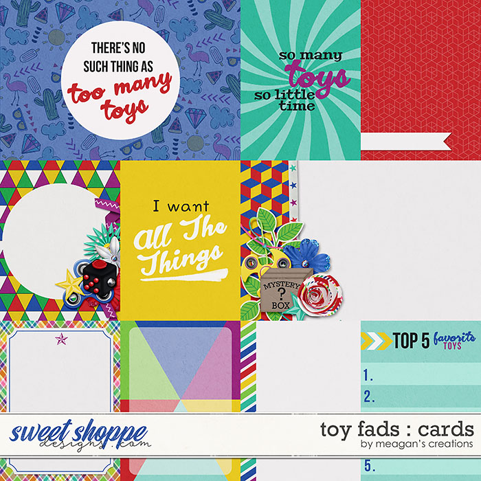 Toy Fads : Cards by Meagan's Creations Toy Fads : Cards by Meagan's Creations