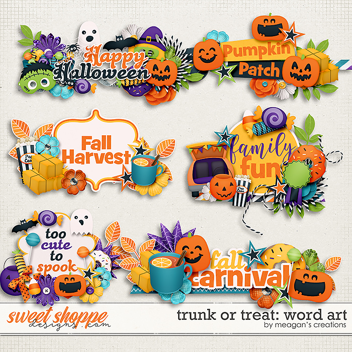 Trunk or Treat: Word Art by Meagan's Creations Trunk or Treat: Word Art by Meagan's Creations