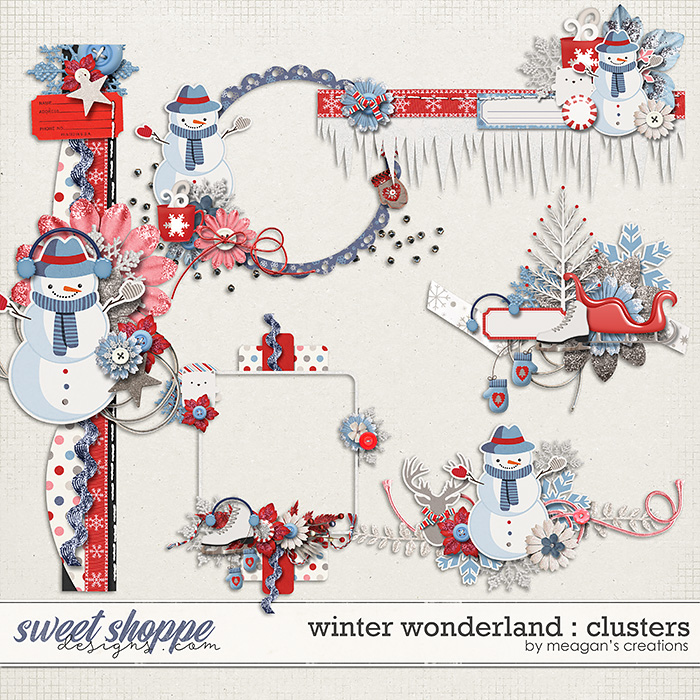 Winter Wonderland : Clusters by Meagan's Creations Winter Wonderland : Clusters by Meagan's Creations