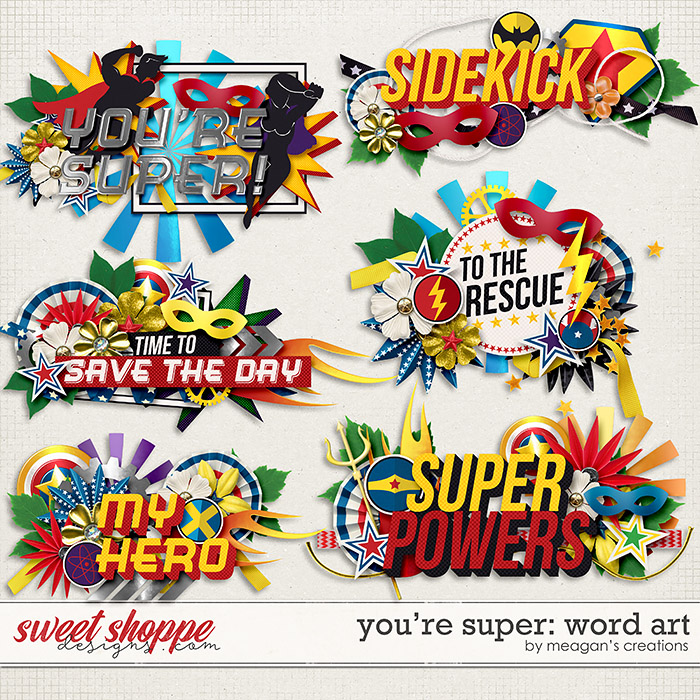 You're Super: Word Art by Meagan's Creations You're Super: Word Art by Meagan's Creations