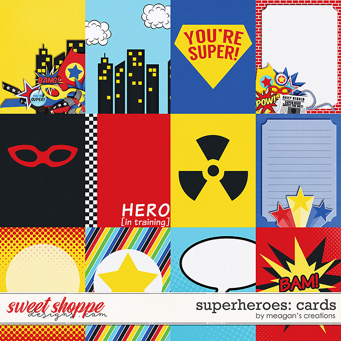 Superheroes: Cards by Meagan's Creations Superheroes: Cards by Meagan's Creations