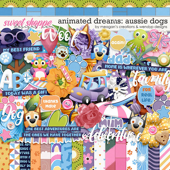 Animated Dream: Aussie Dogs by Meagan's Creations and WendyP Designs