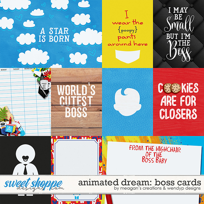 Animated Dream: Boss - Cards by Meagan's Creations & WendyP Designs Animated Dream: Boss - Cards by Meagan's Creations & WendyP Designs