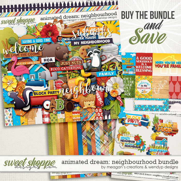 Animated Dream: neighbourhood - bundle by Meagan Creations & WendyP Designs