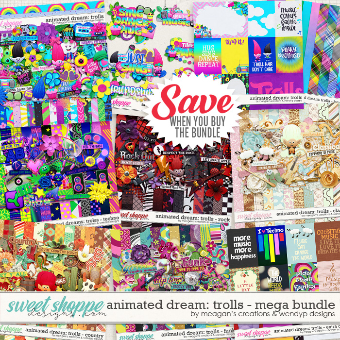 Animated Dream: Trolls Mega Bundle by Meagan's Creations and WendyP Designs