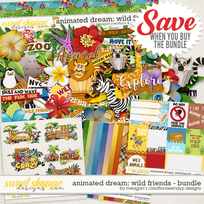 Animated Dream: Wild Friends Bundle by Meagan's Creations and WendyP Designs