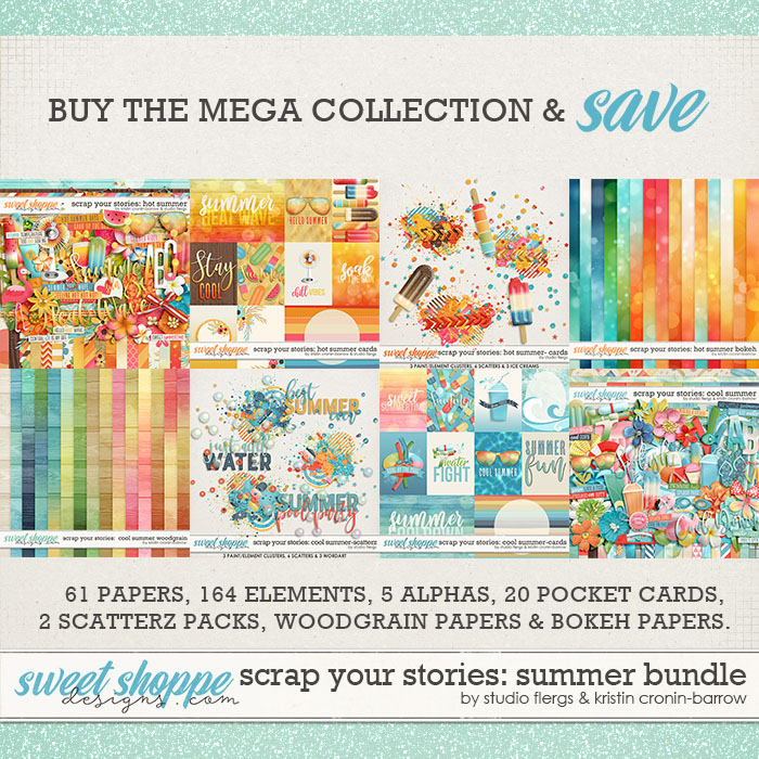 Scrap Your Stories: SUMMER BUNDLE by Studio Flergs & Kristin Cronin-Barrow