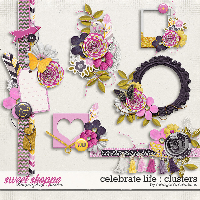 Celebrate Life : Clusters by Meagan's Creations Celebrate Life : Clusters by Meagan's Creations
