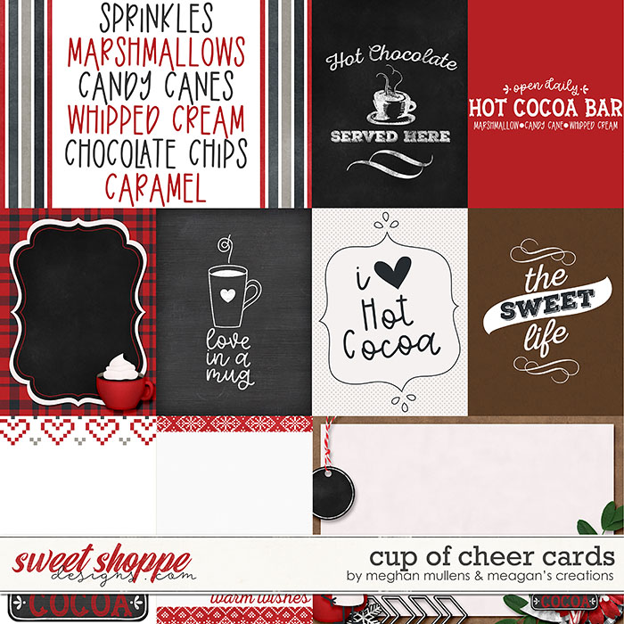 Cup Of Cheer-Card Pack by Meagan's Creations and Meghan Mullens