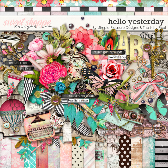 hello yesterday Kit: By Simple Pleasure Designs & The Nifty Pixel