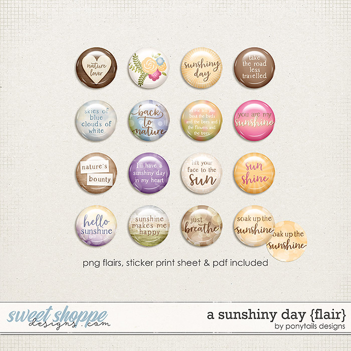 A Sunshiny Day Flair by Ponytails