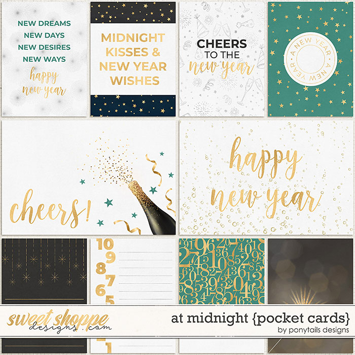 At Midnight Pocket Cards by Ponytails