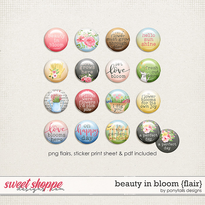 Beauty in Bloom Flair by Ponytails
