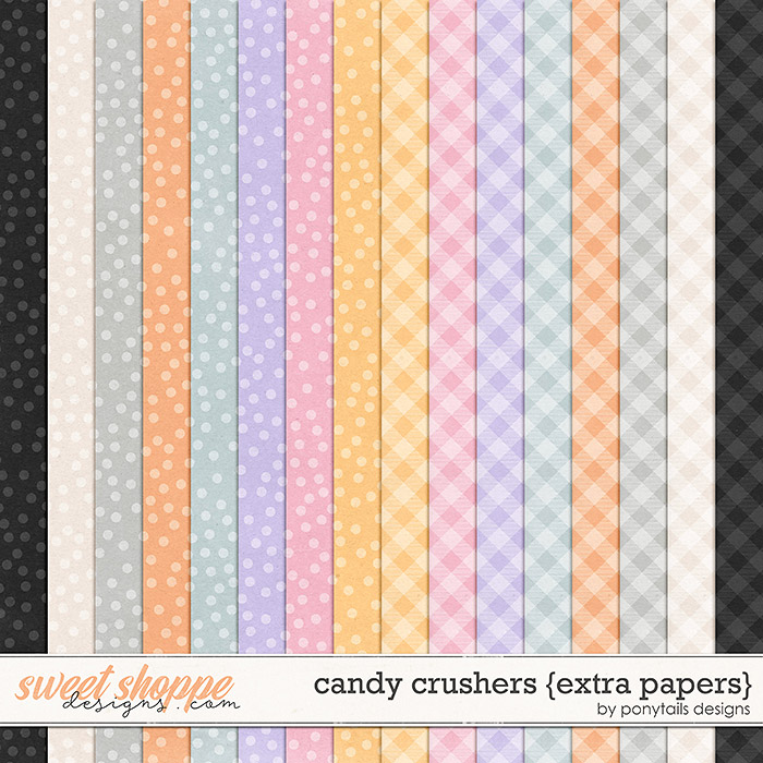 Candy Crushers Extra Papers by Ponytails